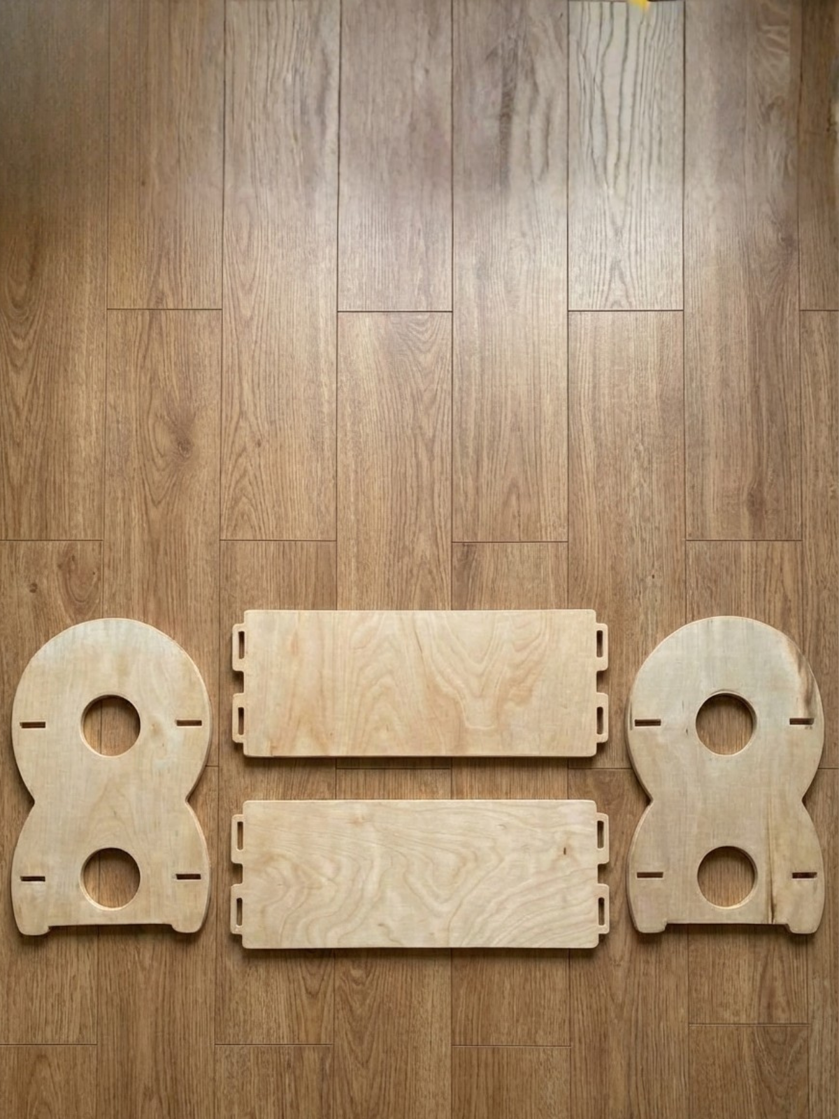 Обувница в прихожую с полками деревянная открытая - фото товара